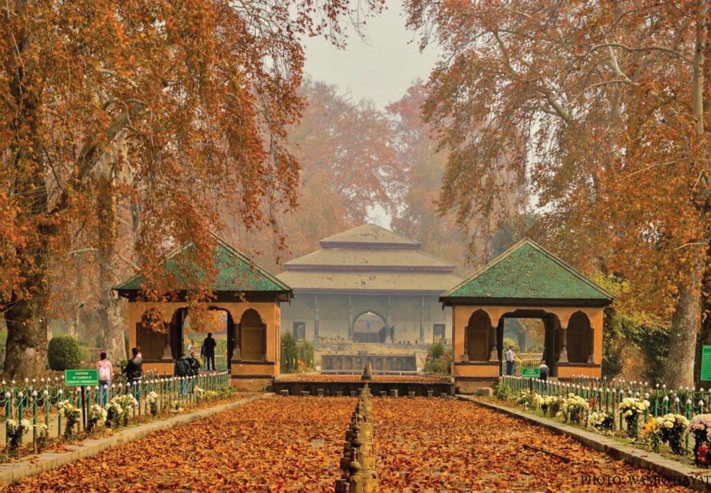 A-view-of-Mughal-Garden-Shalimar-in-Srinagar-during-autumn-season-in-Kashmir-on-Tuesday