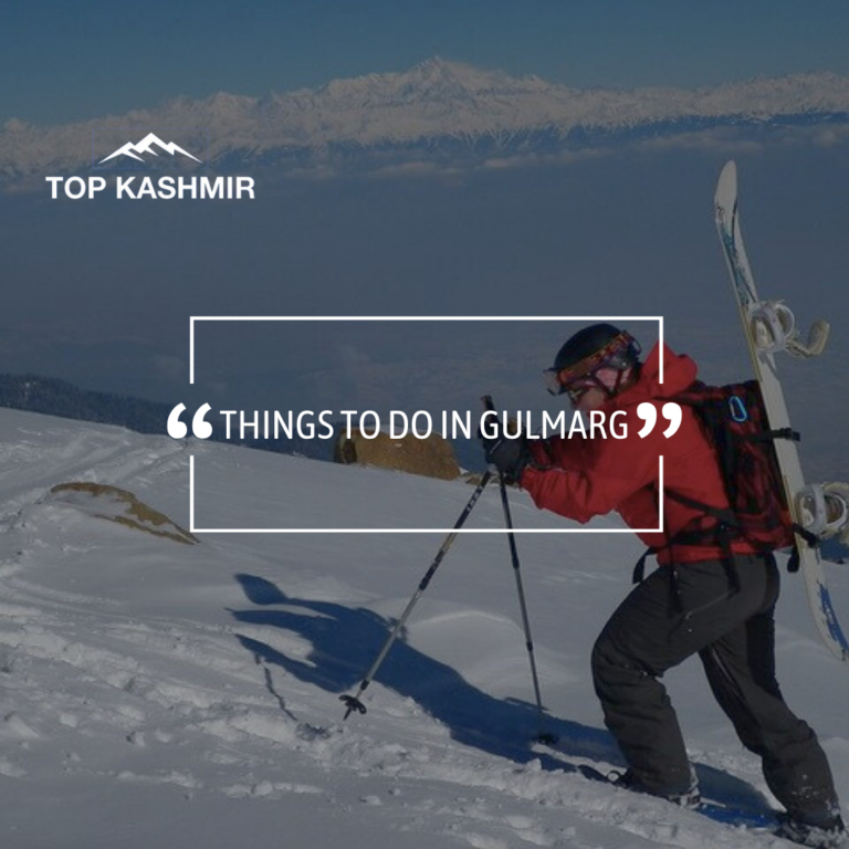 THINGS TO DO IN GULMARG